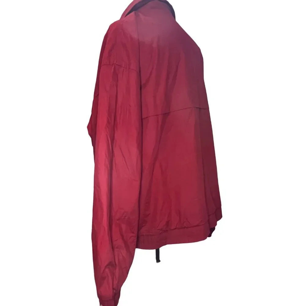 Vintage Field FG Gear Jacket Size XXLT Red Long Sleeve Collar Zip w Snaps